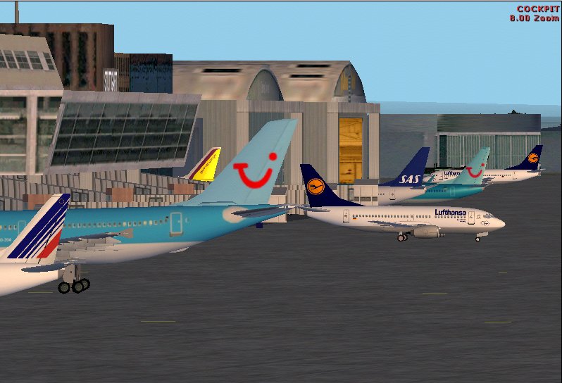 Edds Redone Stuttgart Airport For Fs2002 This Is Scenery That Includes New Terminal Bldg A
