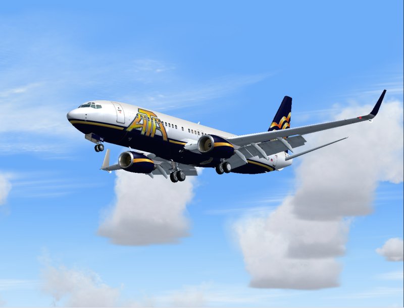 Boeing 737-83N (Wl) In American Trans Air Livery, Registration N322Tz, Using The Excellent