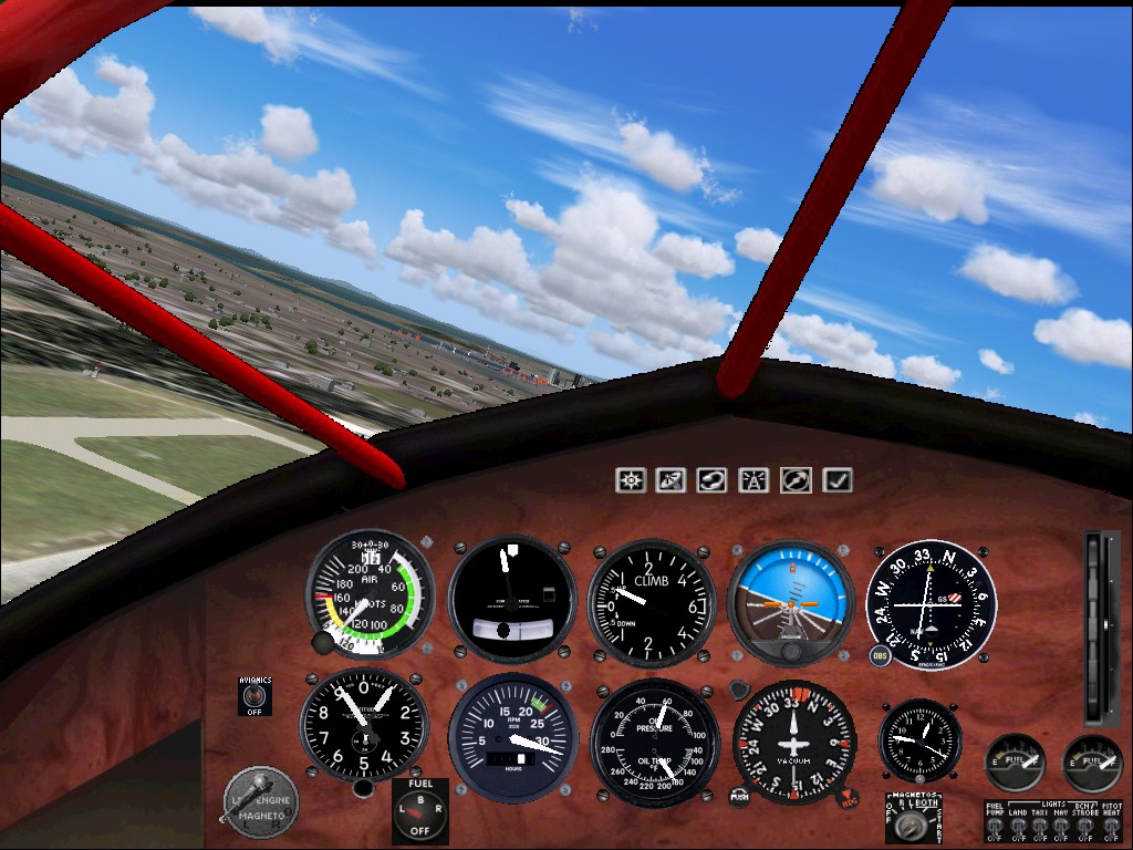 Fs2002/Fs2004 1937 Aeronca Lc Low-Wing Classic Two Seater Sport Airplane