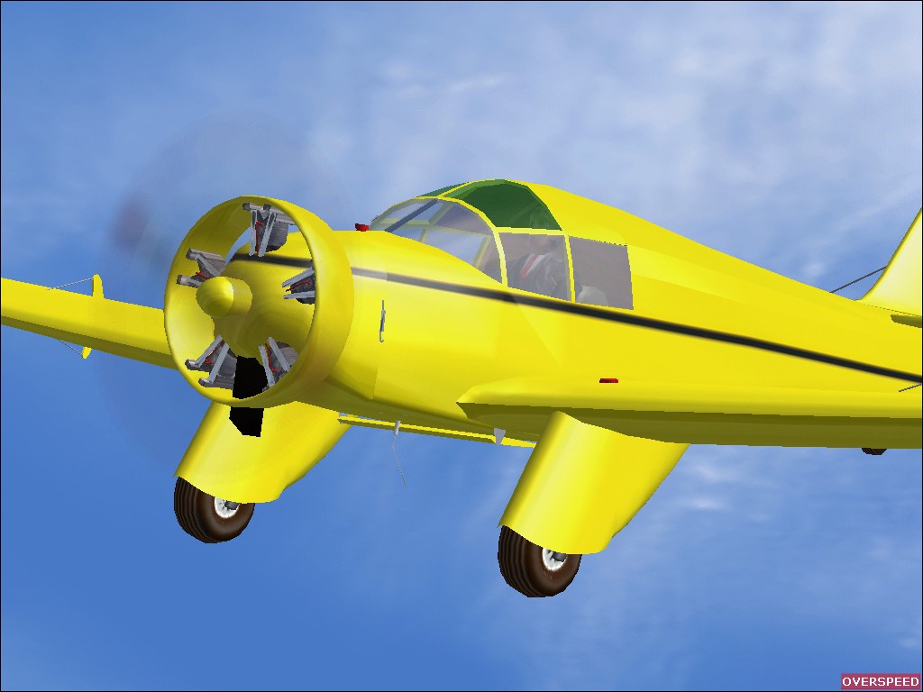 Fs2002/Fs2004 1937 Aeronca Lc Low-Wing Classic Two Seater Sport Airplane