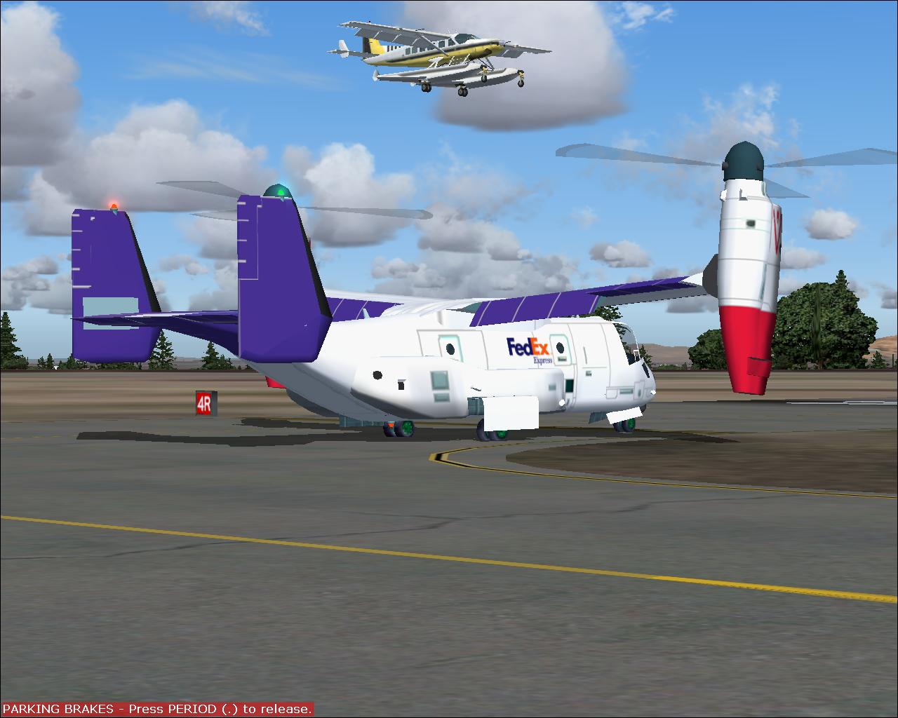 Fedex Freight Virtual Airlines V-22 Osprey Redone By Lloyd O Boyette ( Lloydboyette_At_Fed