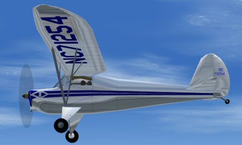 Fs2004 Luscombe 8A This Fsdsv2 Model Featurea A 1946 Factory Fresh Paint Job