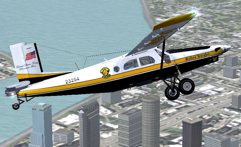 Fs2004 Golden Knights Parachute Team Fsd Porter (Payware) Repaint