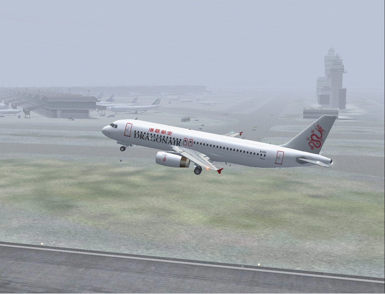 Airbus A320-232 (Iae V2500 Engines) In Dragonair Livery, Registration B-Hsi; Utilizing Ifd