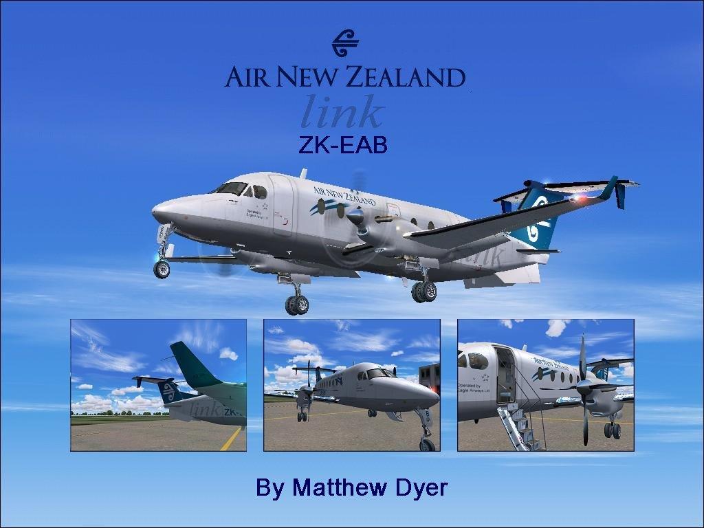 Fs2004 Air New Zealand Link (Eagle Airways Ltd) Beechcraft B1900D