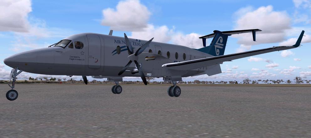 Fs2004 Air New Zealand Link (Eagle Airways Ltd) Beechcraft B1900D