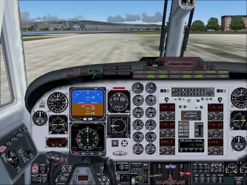 Fs2004 King Air 2D Panel