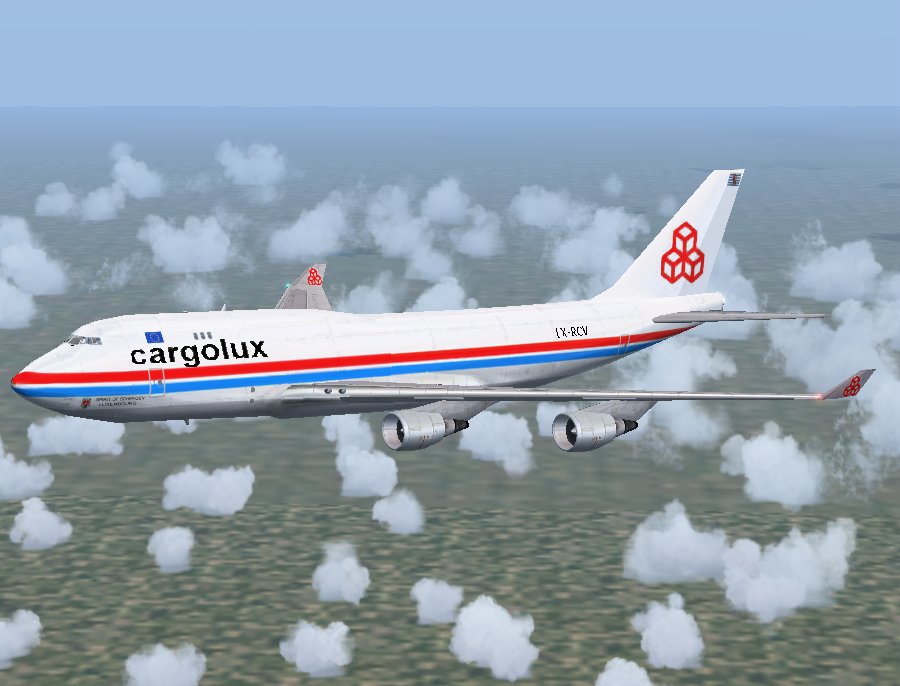Boeing 747-400F Cargolux For Fs2004 This Is Version 2 Of My Repaint Of Ms Fs2004 Default B