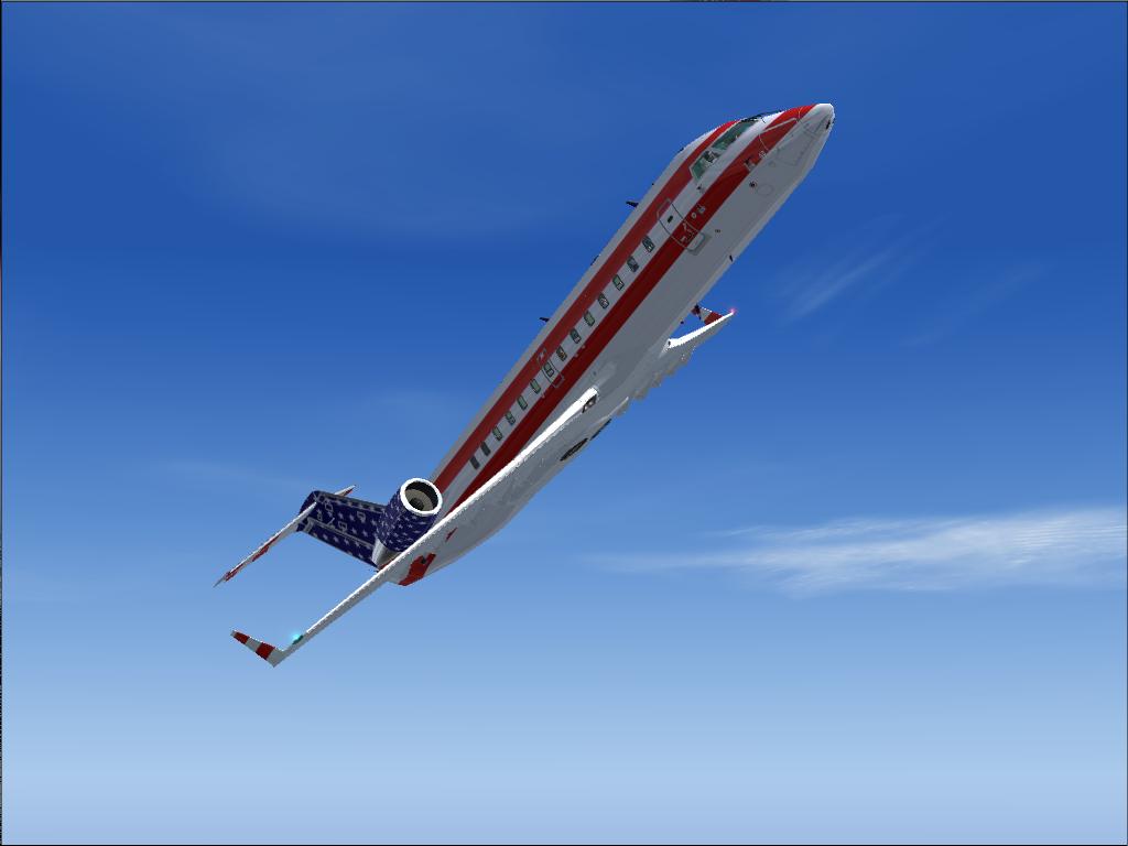 Fs2004 Fourth Of July Bombardier Crj-200Lr For Fs2004