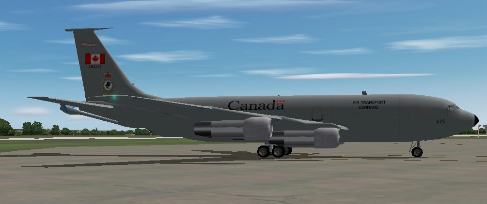 Fs2004 Canadian Armed Force Boeing Kc-135C #161135 Caf For Ai Only