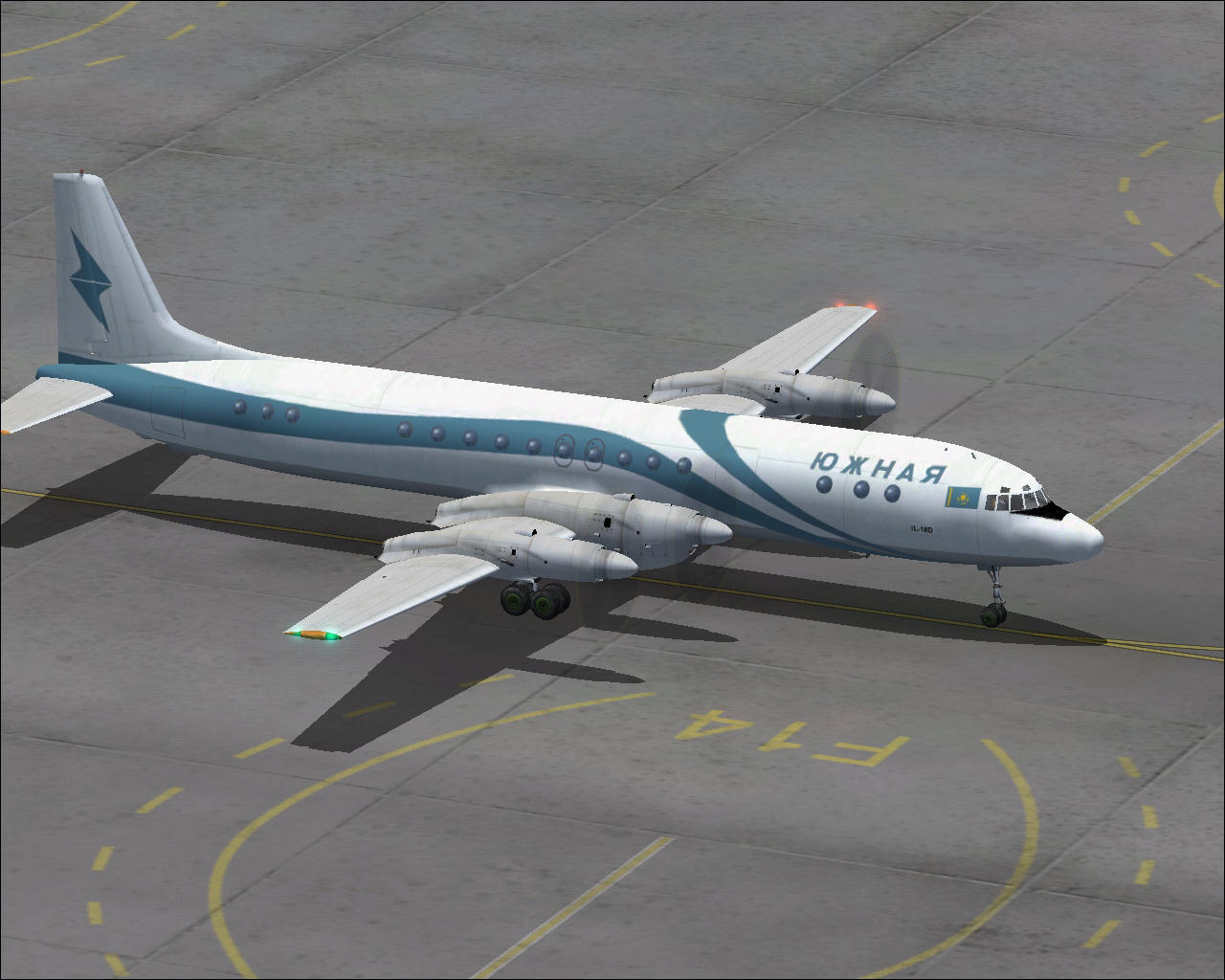 Fs2004 Ilyushin Il-18 For Ai Trffic - New Fdes These Files Will Update The Flight Dynamics