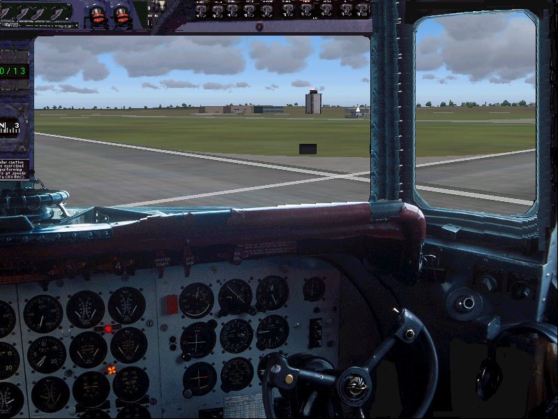 Fs2004 Douglas Dc-4 Or Dc-6 Panel By James Underwood, Val-U-Prop Va