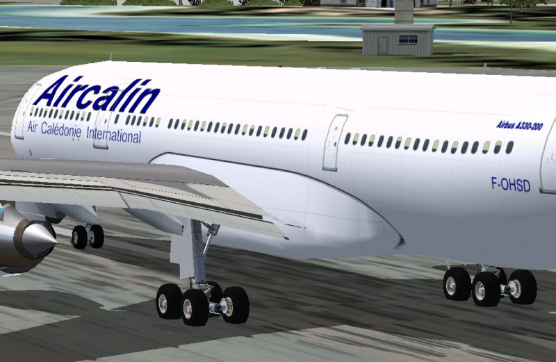 Aircalin A330-200 Ge Project Open Sky Model Panel: Flight Simulator B777-300 Panel Sound: