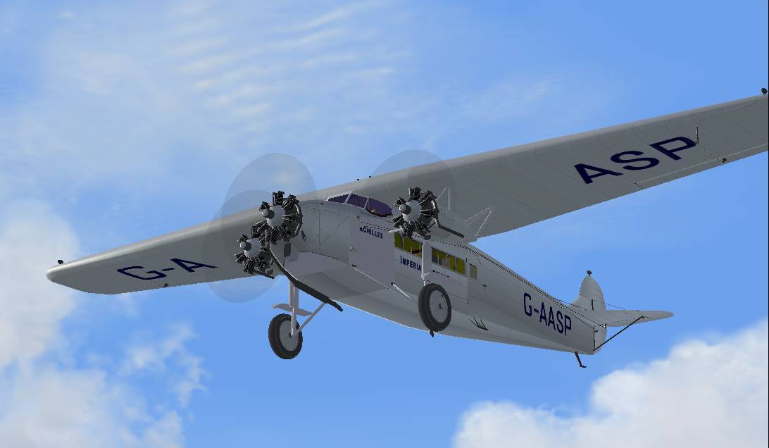 Fs2004 Avro Ten (Fokker Trimotor) The Avro 618 Ten Was A British, Licence-Built Version Of