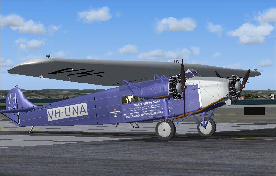 Fs2004 Avro Ten (Fokker Trimotor) The Avro 618 Ten Was A British, Licence-Built Version Of