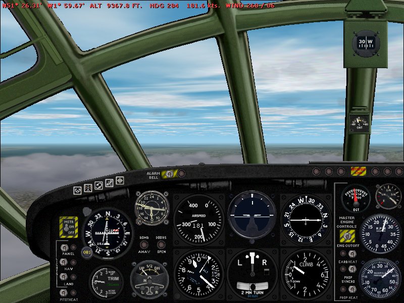 Fs2002 B-36B Panel By Clive Indy A B-36B Panel(With Internal Views),Sound And Fde
