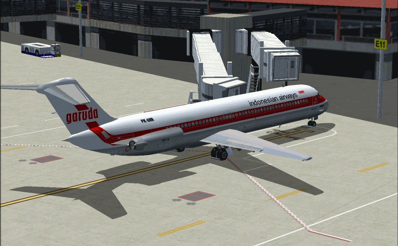 Fs2004 Douglas Dc-9 Garuda Indonesia (3 Liveries) Repaint