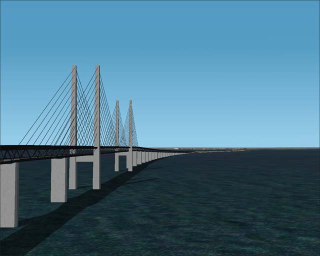 Oresundsbron V1.0 For Fs2002 By Henrik Brovell, Swescape 2002 [Email Removed], Http://Fly.