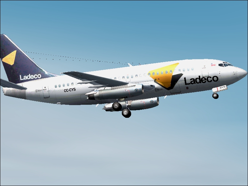 Ladeco This Is A Paint Of Erick Cantus Boeing 737-200 In The Old Colors Of Ladeco