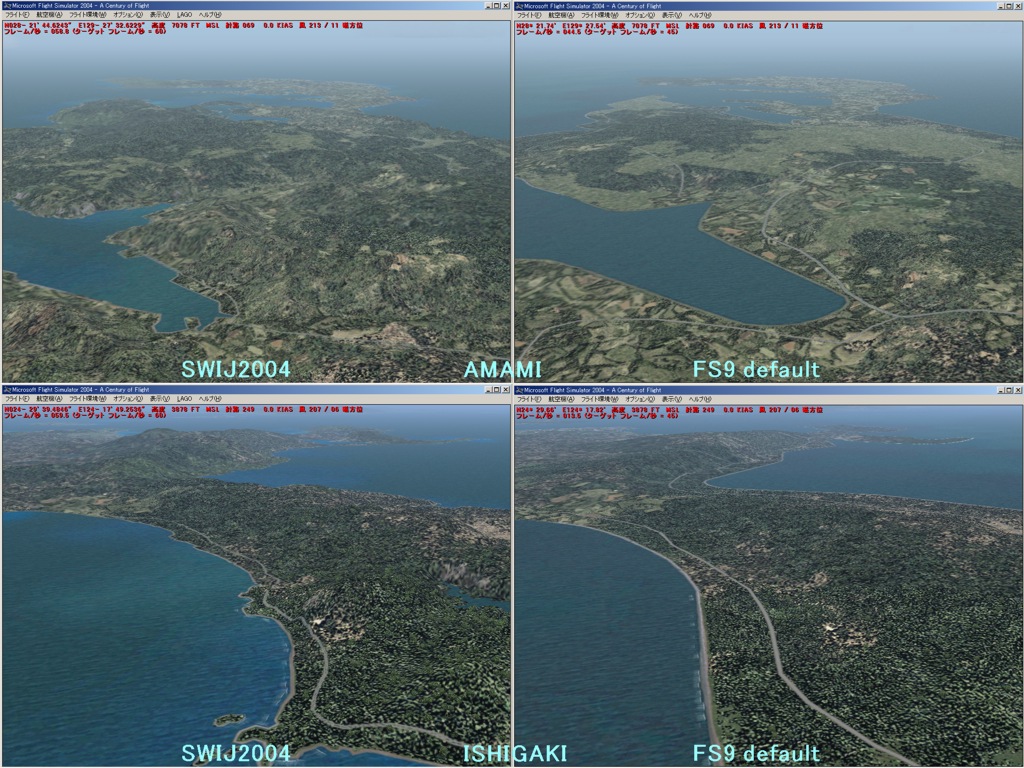 Fs2004 Scenery Okinawa South West Islands Japan These Files Improve Specific Scenerys (Sou