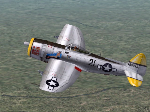 Cfs2/Fs2002 P 47 N 2 Big And Too Heavy This Is Repainted Textures Of Krzysztof Malinowskis