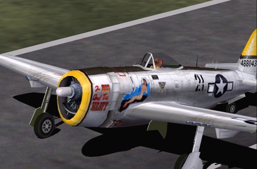 Cfs2/Fs2002 P 47 N 2 Big And Too Heavy This Is Repainted Textures Of Krzysztof Malinowskis