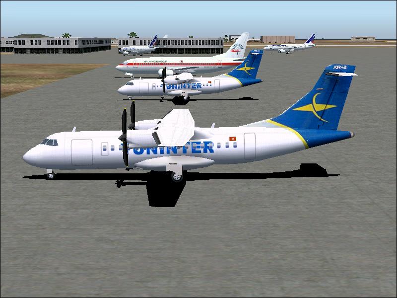 Ai_Africa_Lfpp V1.0 For Fs2004, African Air Traffic, Includes 25 Real Airlines, Aircraft M