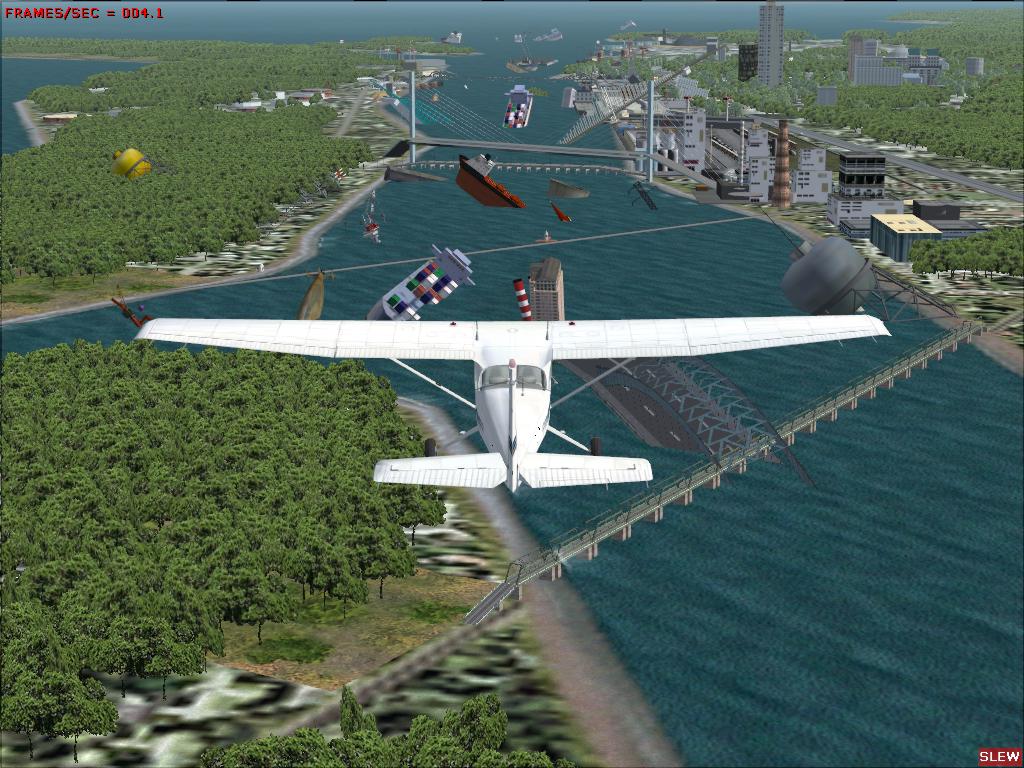 Mobile Alabama Usa -For Fs2004 Only...(Special Edition) Hurricane Ivan Does Mobile