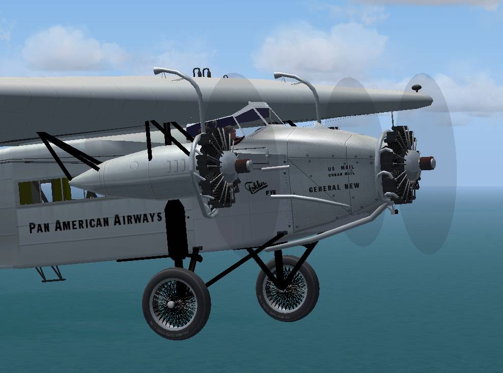 Fs2004 Pan American Fokker F.viib/3M Pan American Had Five Fokker Fvii Trimotors, And Flew