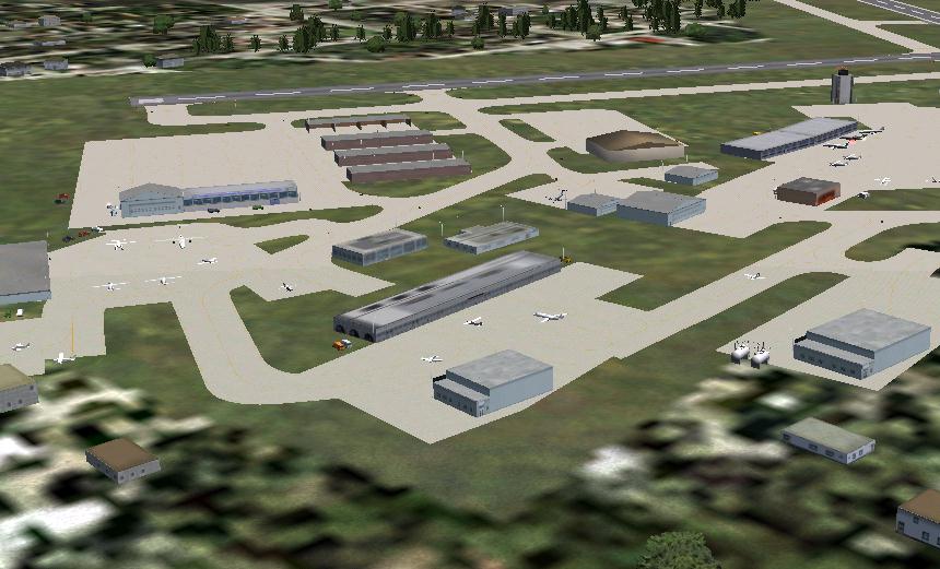 Fs2004 Scenery-Morristown Municipal Airport (Kmmu) Serves Morristown And Morris County And