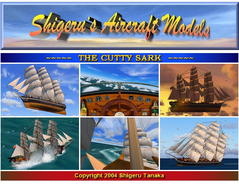 Fs2004 The Cutty Sark Highly Authentic Reproduction Of The Famous British Tea Clipper Cutt