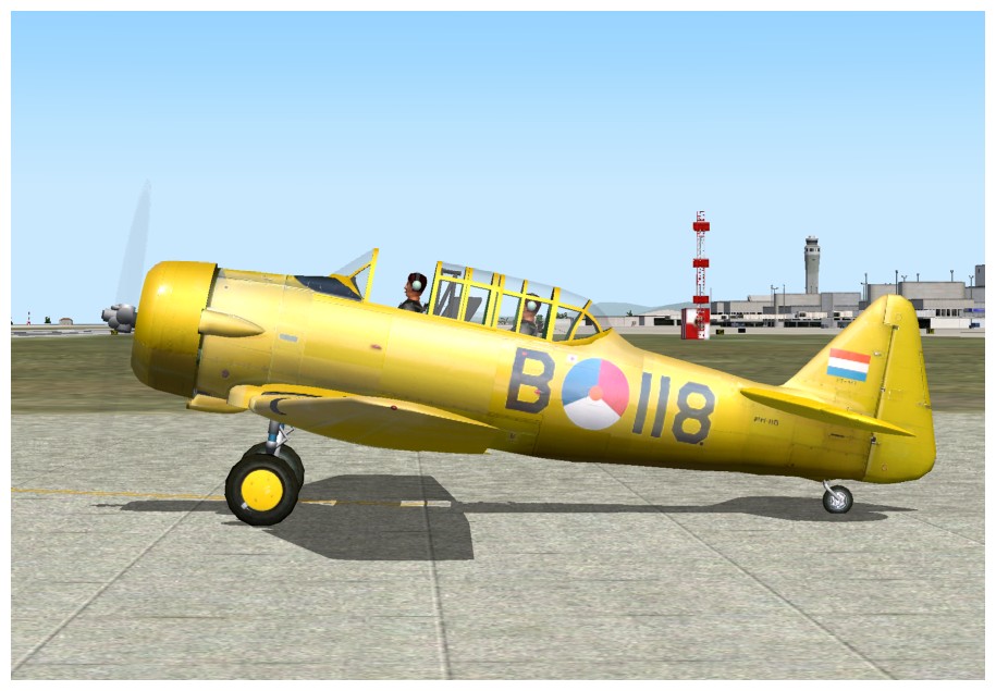 Fs2002/Fs2004 Noorduyn At-16Nd Harvard Mk.ii, Royal Dutch Air Force Historical Flight, Gil