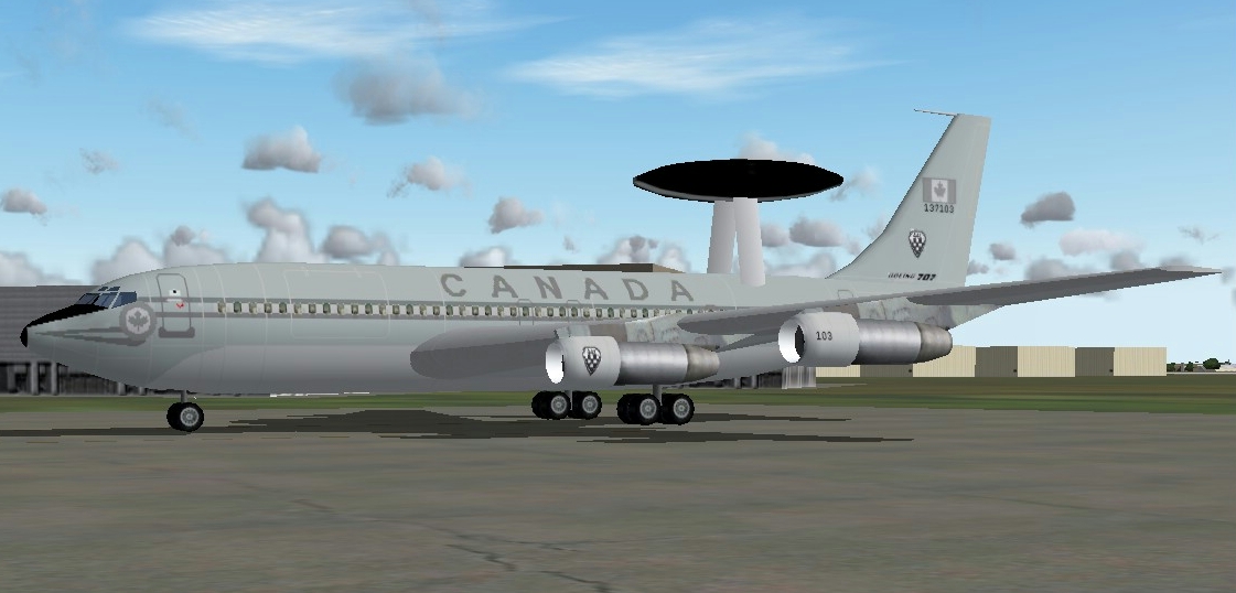 Fs2004 Acof Ai Boeing E3A Senrty Caf #137103