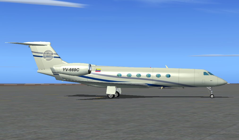 Fs2004 Gulfstream Gv Version 1.2 By Liderdesigns Gulfstream Gv Model By Peter Brun/Liderde