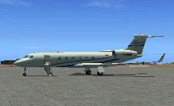 Fs2004 Gulfstream Gv Version 1.2 By Liderdesigns Gulfstream Gv Model By Peter Brun/Liderde
