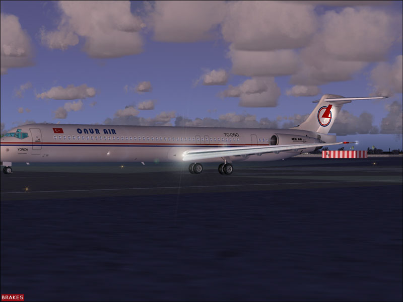 Sga Mcdonnell Douglas Md88 Onur Aýr (Tc-Oho) Yonca For Fs2002/2004 Exclusively Painter: Ar