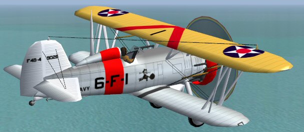 Fs2004 Boeing F4B-4 This Fsdsv2 Project Is Painted For The Cag Of Vf-6 Assigned To The Uss