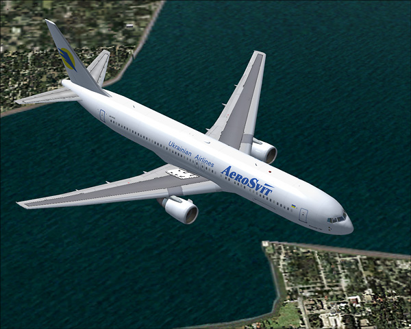 Fs2004 Aerosvit Airlines B767-383Er Ifdg The Aerosvit 767-300 Er Is Used On Flights Betwee