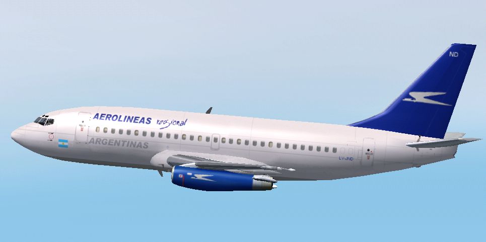Fs2002/2004 Boeing 737-200 Aerolineas Argentinas Regional Aerolineas Argentinas Regional L