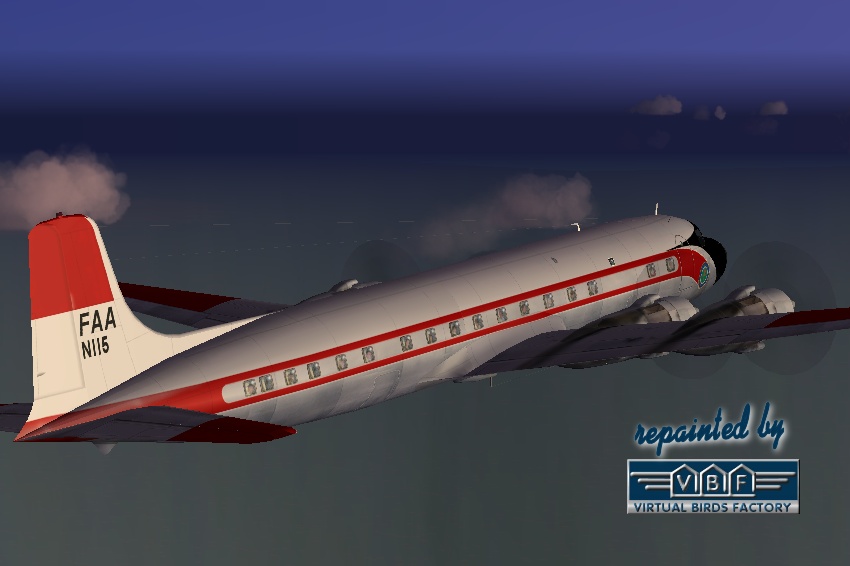 Fs2004 Faa Douglas Dc-6B Reg.-Id
