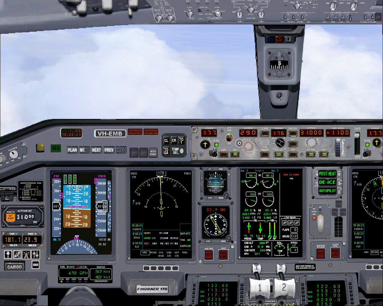 Emb170/190 Panel For Fs2004