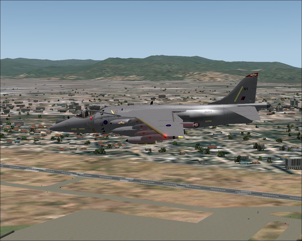 Fs2004 Bae Sea Harrier T.8.Supersonic Flight Dynamics This Is A Just For Fun Supersonic Ve