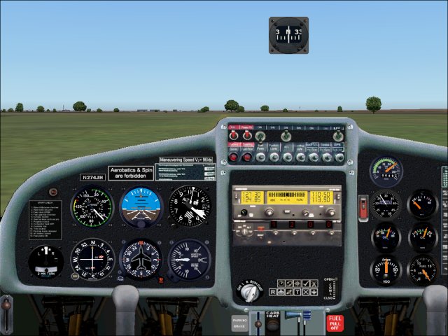 Fs2004 Diamond Hk36R Motor Glider Ttd80 Dimona Day Flyer Reg_Id: N43204 Based At The Katam