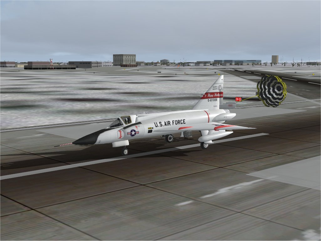 Fs2002/Fs2004 Convair F-102 Delta Dagger (Or The Deuce) In The North Dakota Air National G