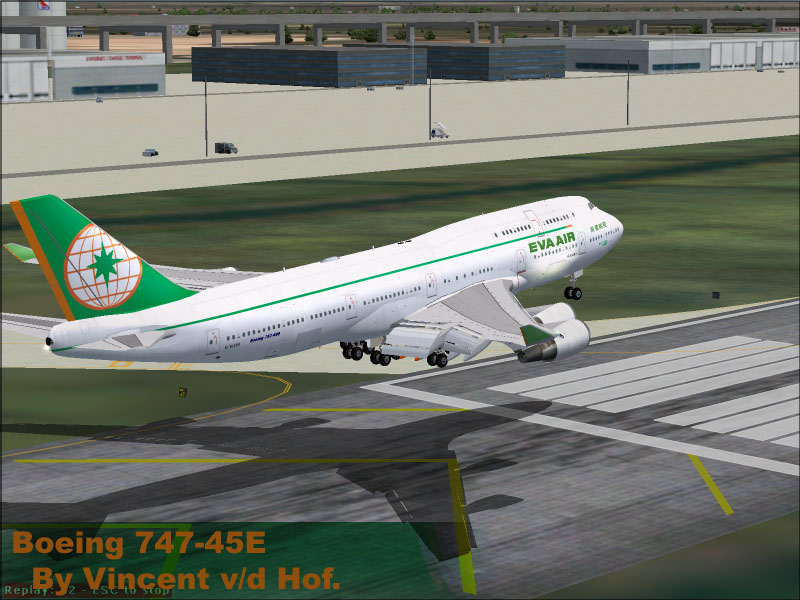 Project Opensky Boeing 747-400 For Fs2002/4 Airplane Made By Project Opensky Model Designe