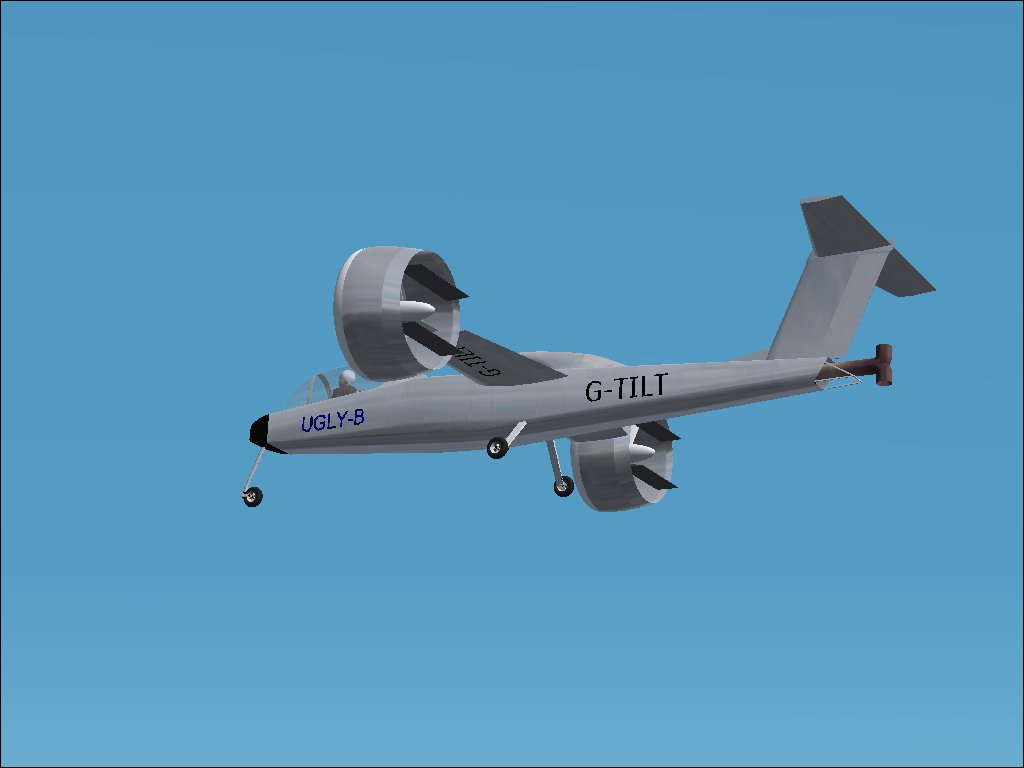 Fs2002/Flightsim Fs2004/Fs9 Unreal Aviation Tilt-Fan Research Aircraft