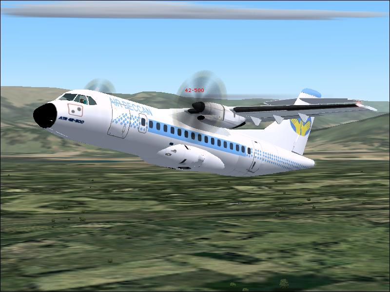 Fs2004 Atr42-500 To Uruguaian Pluna Airlines Current Livery — 1
