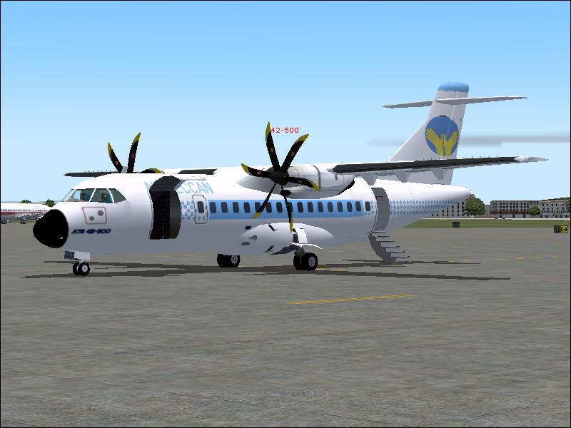 Fs2004 Atr42-500 To Uruguaian Pluna Airlines Current Livery