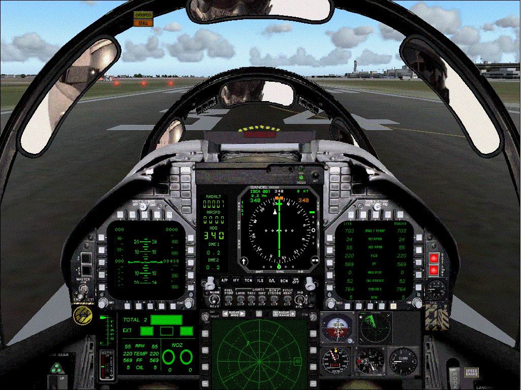 New Panel With Pilot And Rio View For 2 Seat Hornets And Super Hornets