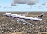 Textures Repaint Of The Msfs Default B747-400 In Thai Airways Colors By Monty1900_At_Gmx.n